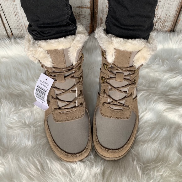 NWT Women’s Weatherproof Chloe Leather Boot Tan - Picture 2 of 8